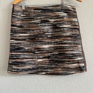 Sabine Textured Mini Skirt with Sequins Size Large  NWT